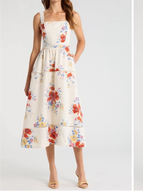 Reformation Dresses & Skirts - ✨NEW✨ Reformation Everett Linen Sun
Dress Midi in Soprano
